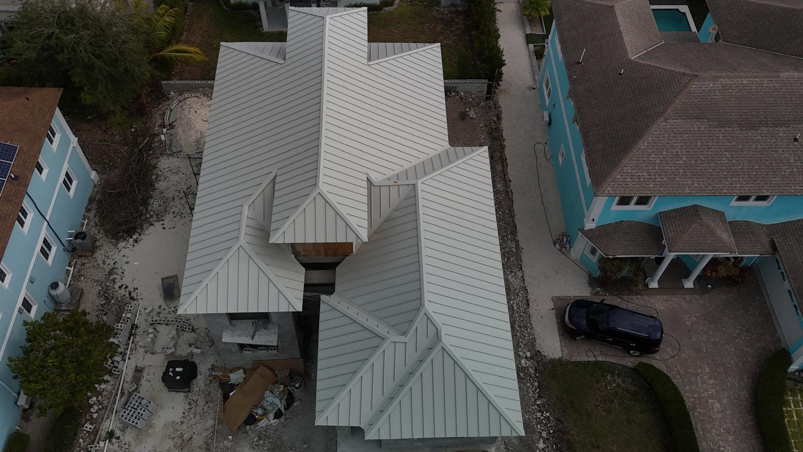 Sandstone Color Standing Seam Roofing System